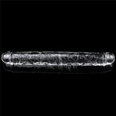 Clear Double Dildo 12 Inch for Double the Pleasure and Adventure Double Dongs